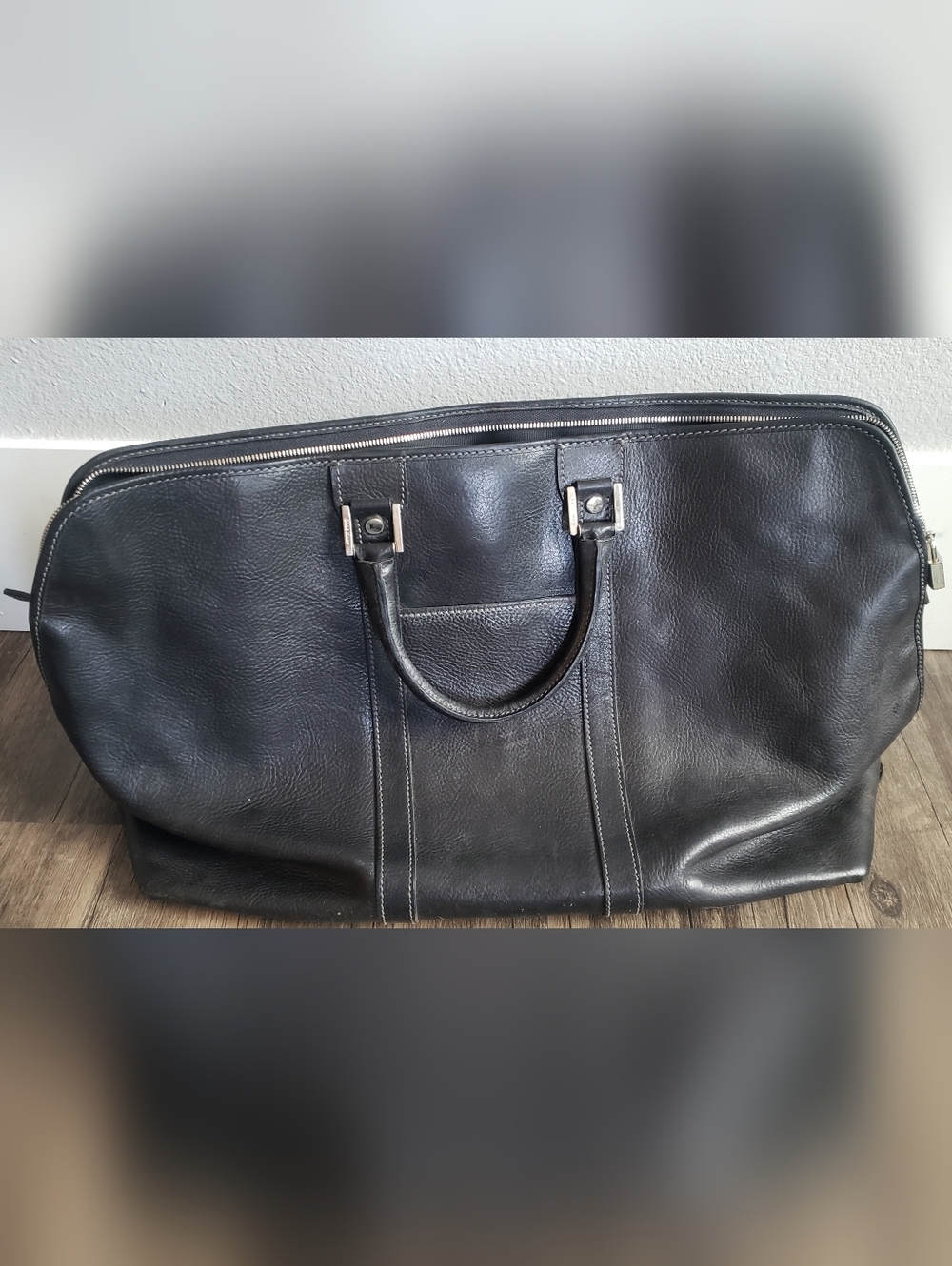 Cole Haan Leather Duffle Bag - Picture 2 of 11